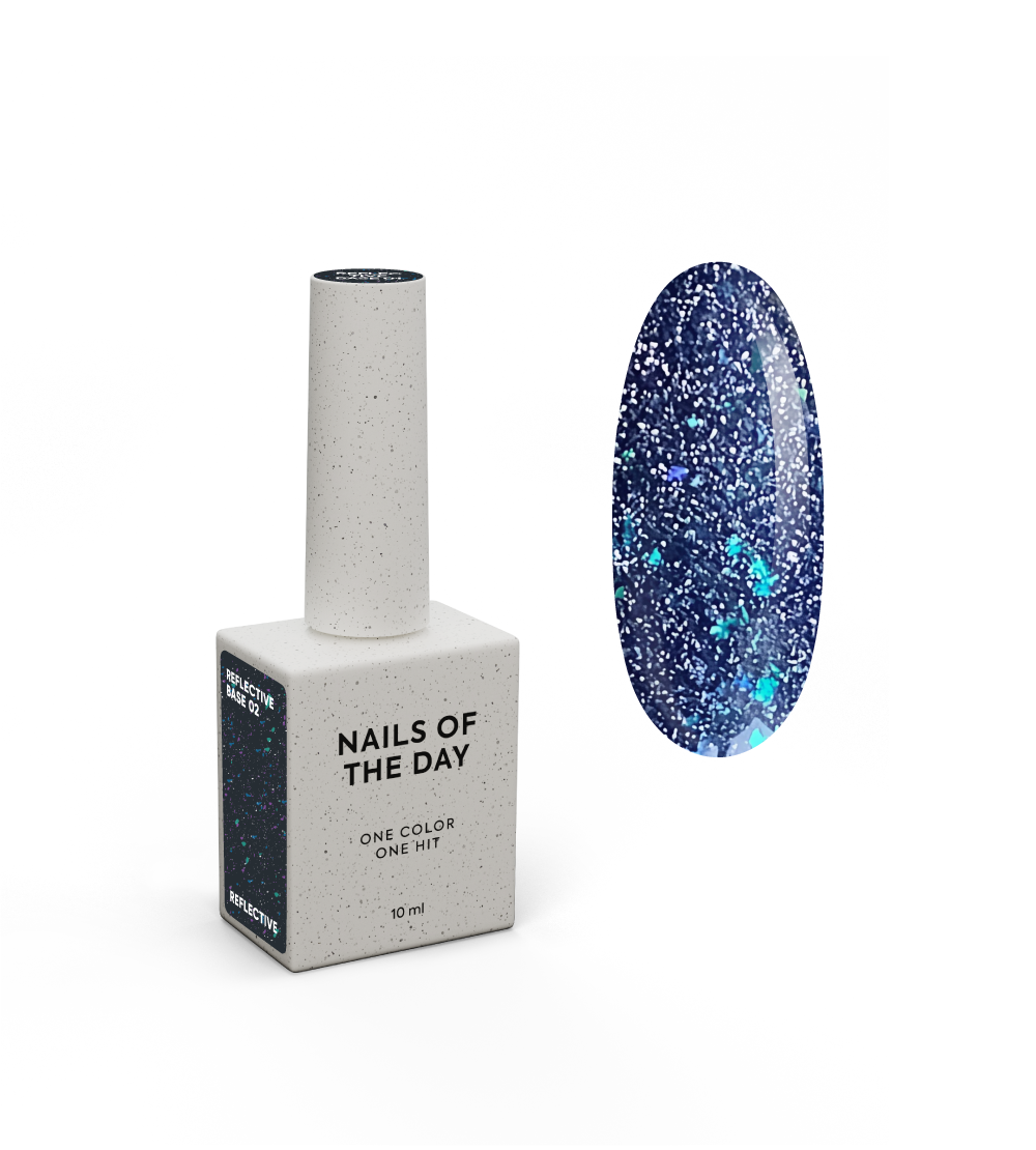 NAILSOFTHEDAY base cover Reflective base 02