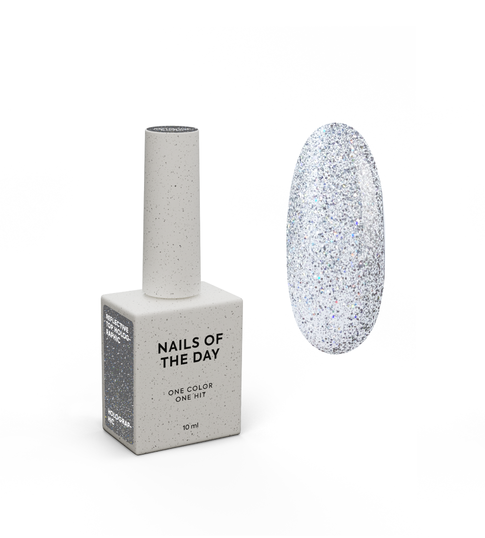 NAILSOFTHEDAY top effect Reflective Holographic