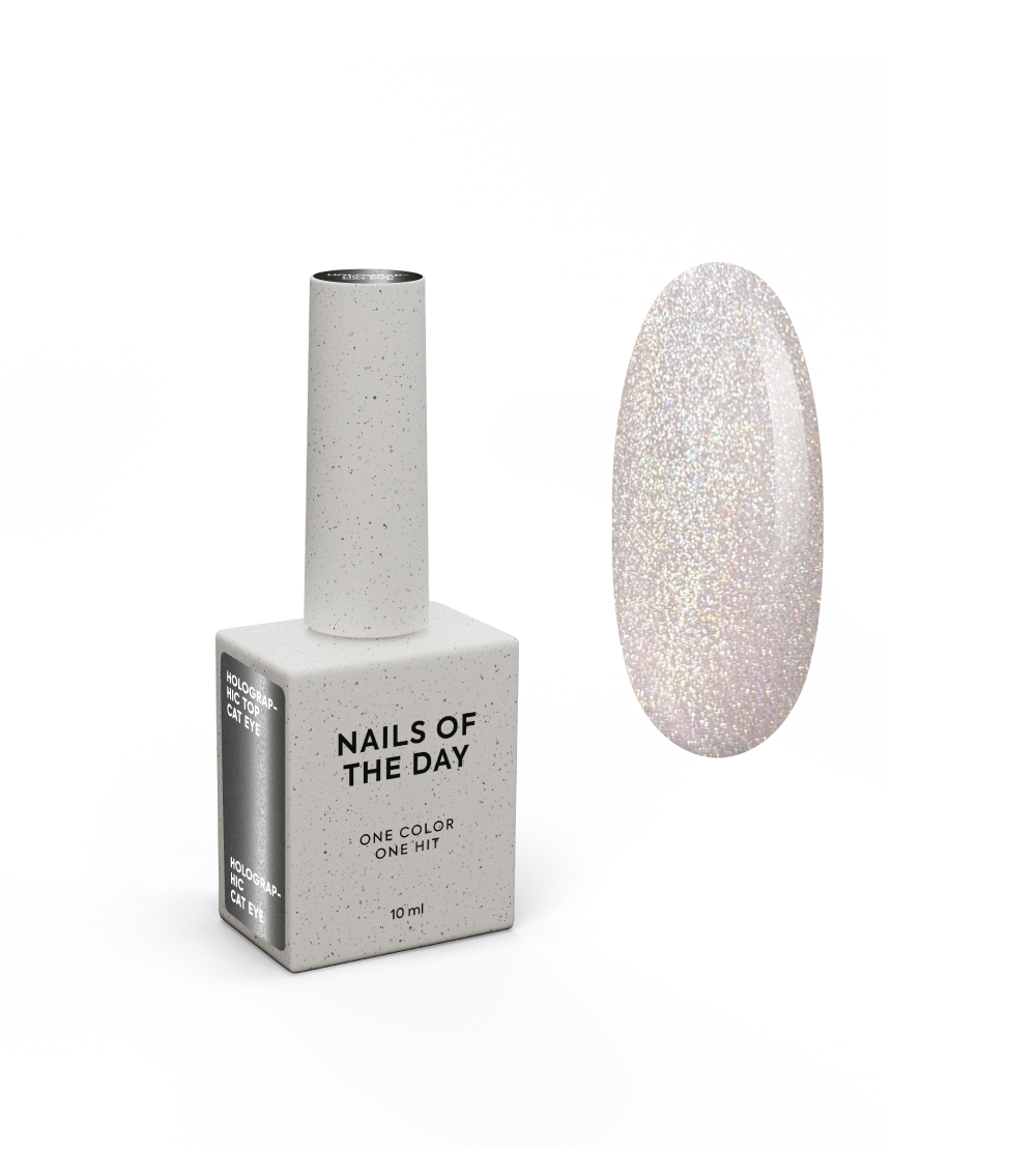 NAILSOFTHEDAY top effect Holographic Cat eye