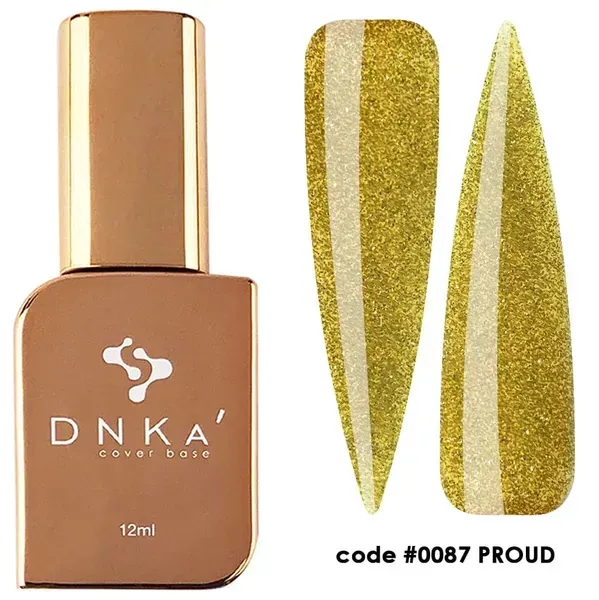 RUBBER BASE FRENCH NEW FORMULA "DNKa" (cover), 12 ml #0087 Proud