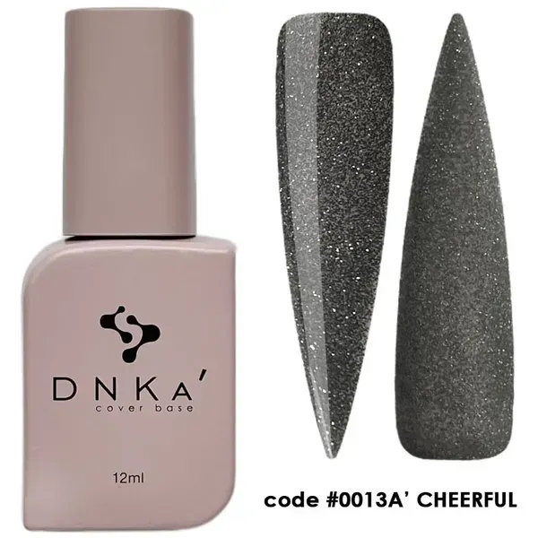 RUBBER BASE FRENCH NEW FORMULA "DNKa" (cover), 12 ml #0013A' Cheerful