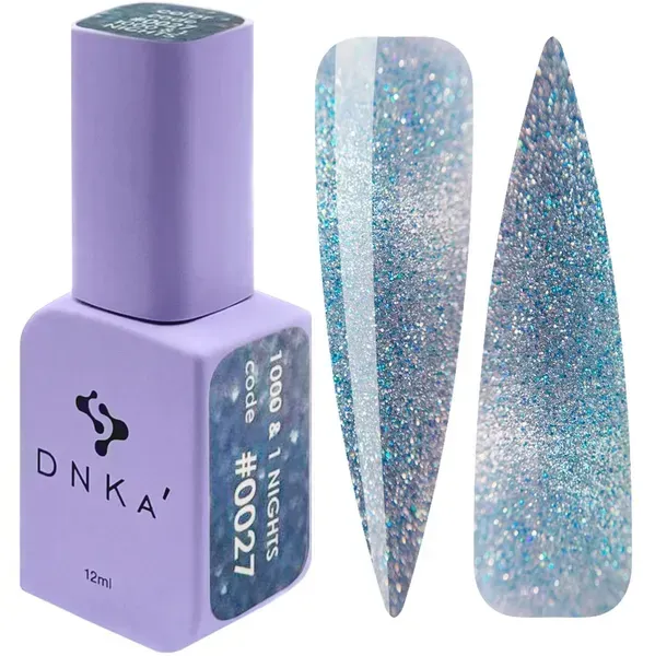 COLOR GEL POLISH CAT`S EYE "DNKa", 12 ml #0027 1000 & 1 NIGHTS
