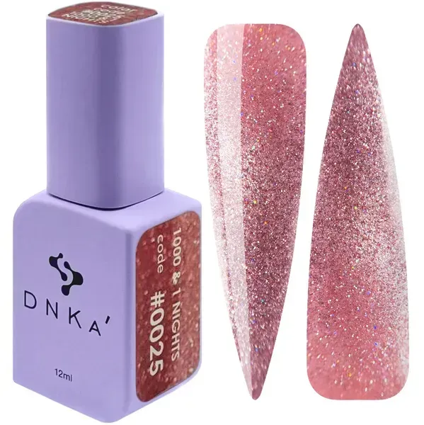 COLOR GEL POLISH CAT`S EYE "DNKa", 12 ml #0025 1000 & 1 NIGHTS