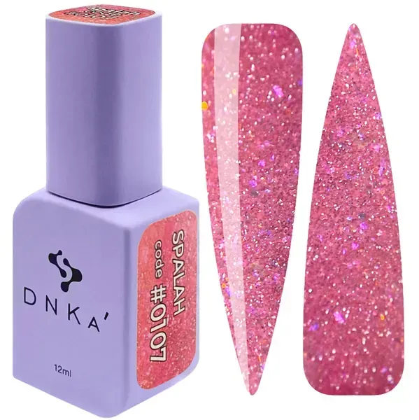 COLOR GEL POLISH NEW FORMULA "DNKa", 12 ml #0107