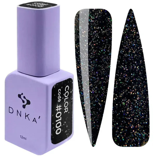 COLOR GEL POLISH NEW FORMULA "DNKa", 12 ml #0100