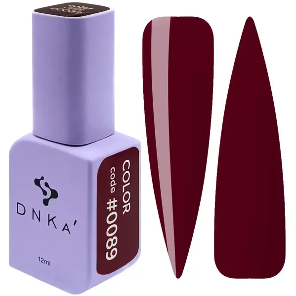 COLOR GEL POLISH NEW FORMULA "DNKa", 12 ml #0089