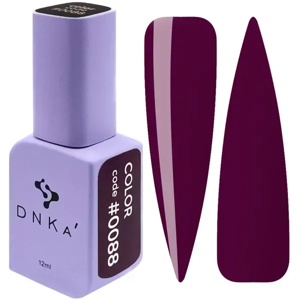 COLOR GEL POLISH NEW FORMULA "DNKa", 12 ml #0088