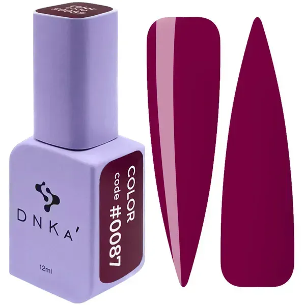 COLOR GEL POLISH NEW FORMULA "DNKa", 12 ml #0087