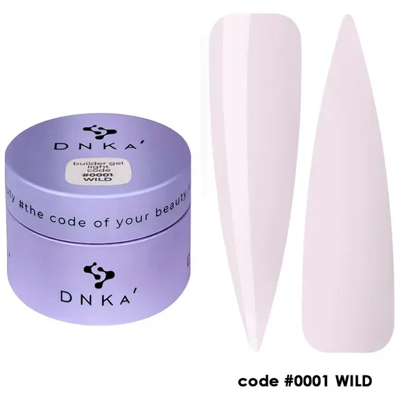 BUILDER GEL LIGHT "DNKa", 30 ml #0001 Wild