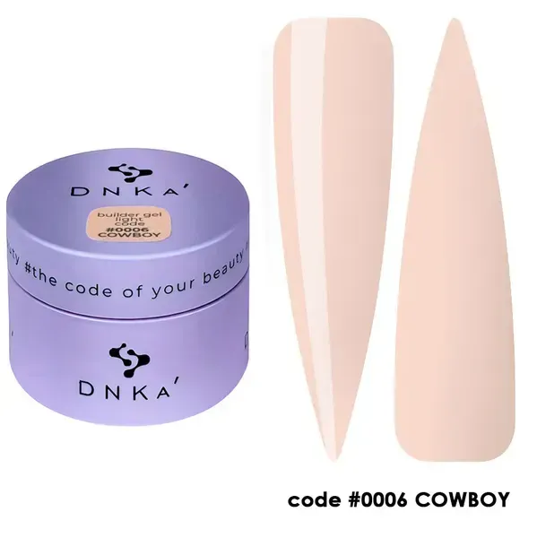 BUILDER GEL LIGHT "DNKa", 30 ml #0006 Cowboy