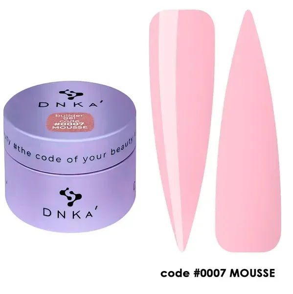 BUILDER GEL MOUSSE "DNKa", 30 ml #0007