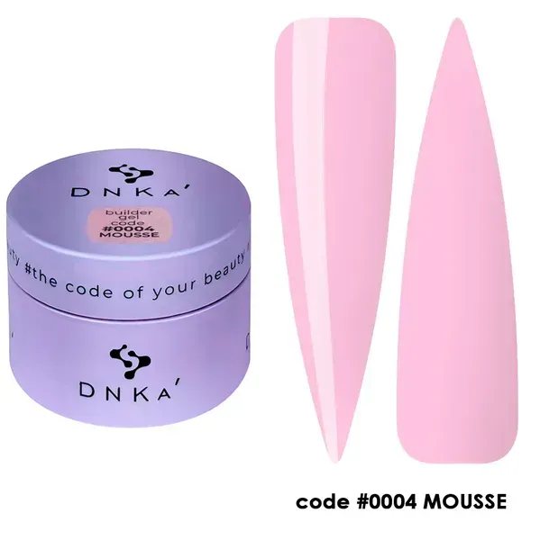 BUILDER GEL MOUSSE "DNKa", 30 ml #0004