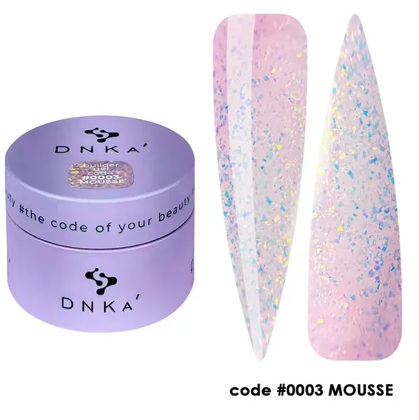 BUILDER GEL MOUSSE "DNKa", 30 ml #0003