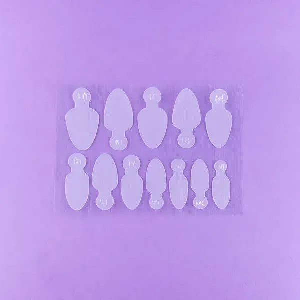 PROFESSIONAL NAIL MOLDS "DNKa", #0003 36pcs