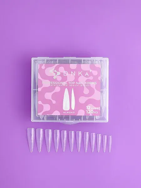 PROFESSIONAL TOP NAIL FORMS "DNKa", ALMOND 120pcs
