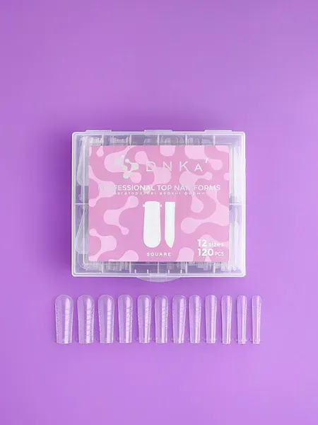 PROFESSIONAL TOP NAIL FORMS "DNKa", SQUARE 120pcs